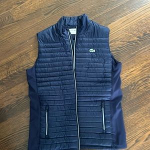 Men’s Lacoste puffer vest Navy size XL